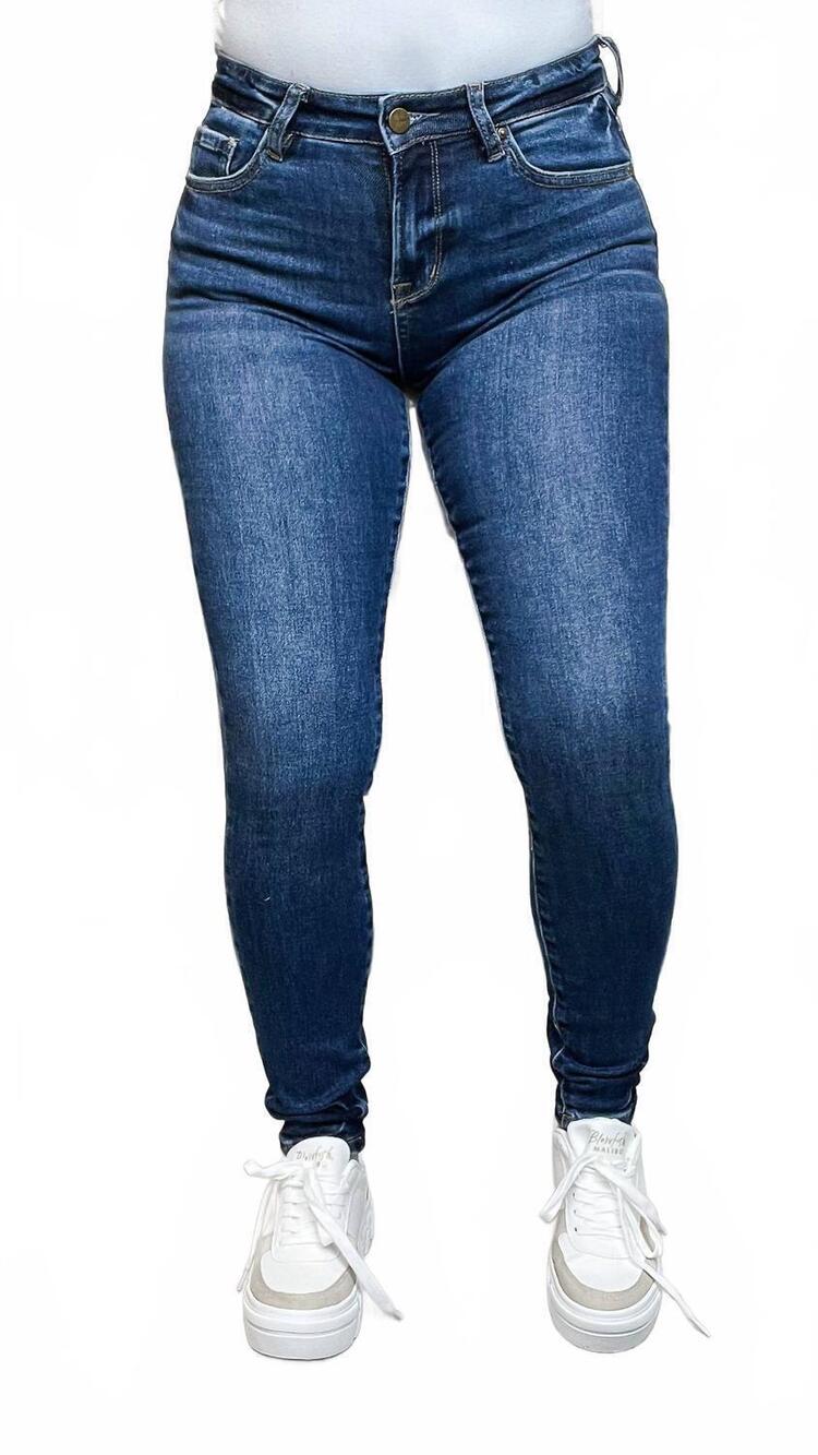 NEW MICA mila high-rise skinny jeans in blue